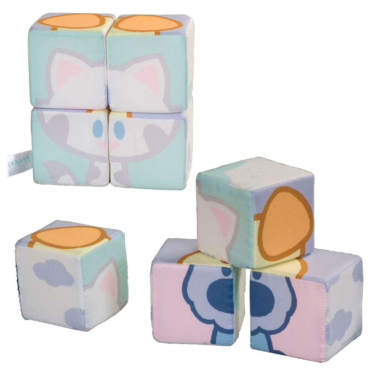 Rubo Spillsaachen Block Puzzle a Pip Junior 75 cm Textil