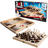 Klown Games 3in1 Game Box Wood