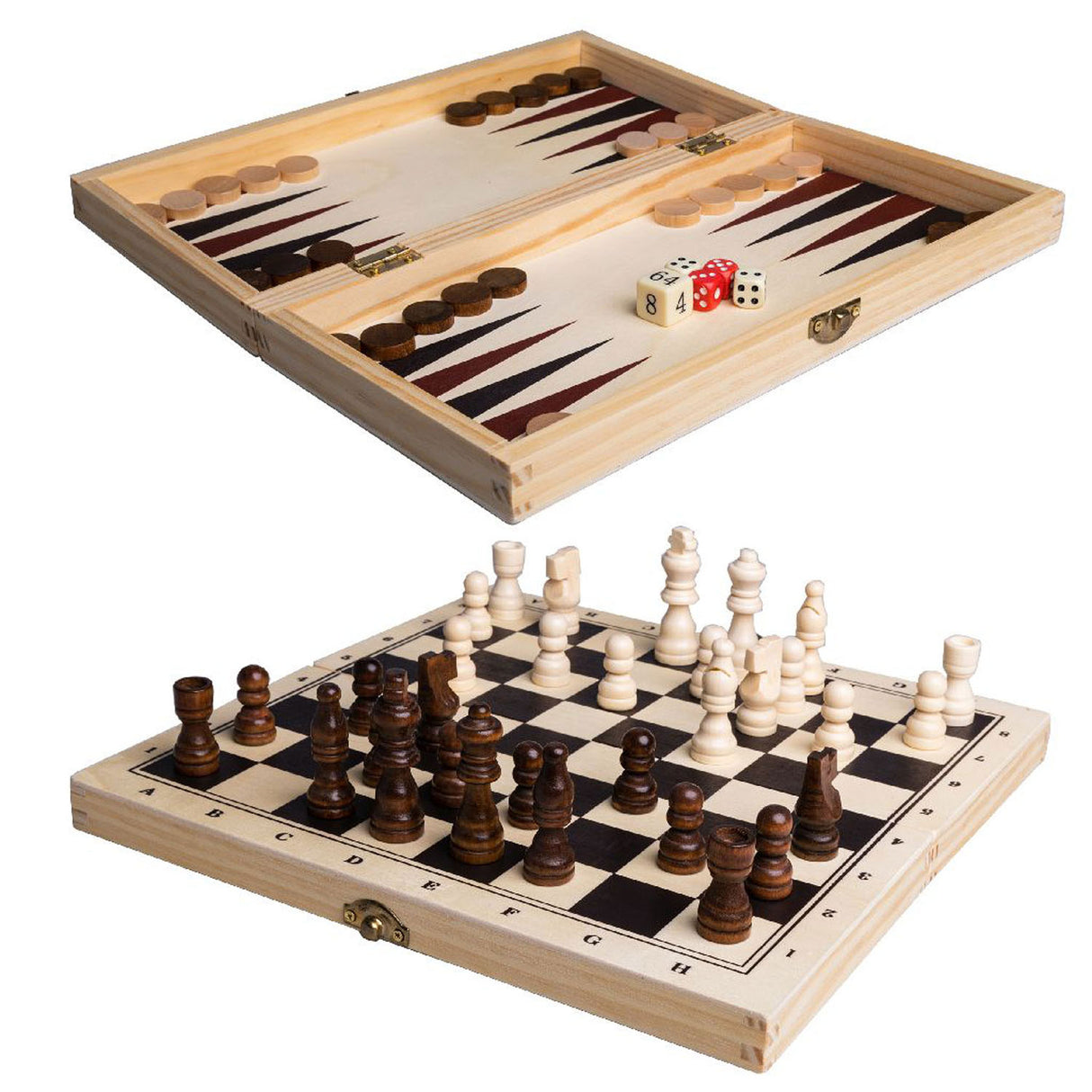 Klown Games 3in1 Game Box Wood
