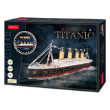 Cubic Fun 3D Puzzle Titanic med LED -belysning
