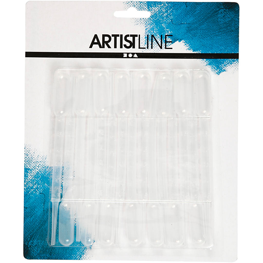 Creativ company pipettes, l: 15 cm, 3 ml, clear, 15 pieces 1 box