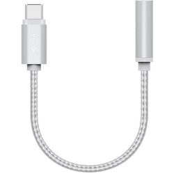 Usb-c to 3.5mm adapter cable xlayer premium silver