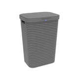 Rotho laundry basket 55 l country anthracite