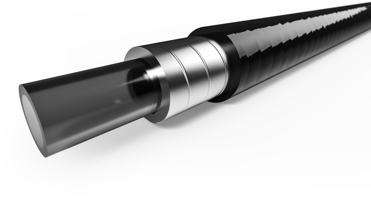 Elvedes Rem Outter -kabel med Teflon Foder Ø4.9mm 10 meter (Roll) - Gul