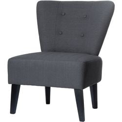 Reception chair Paperflow fabric black