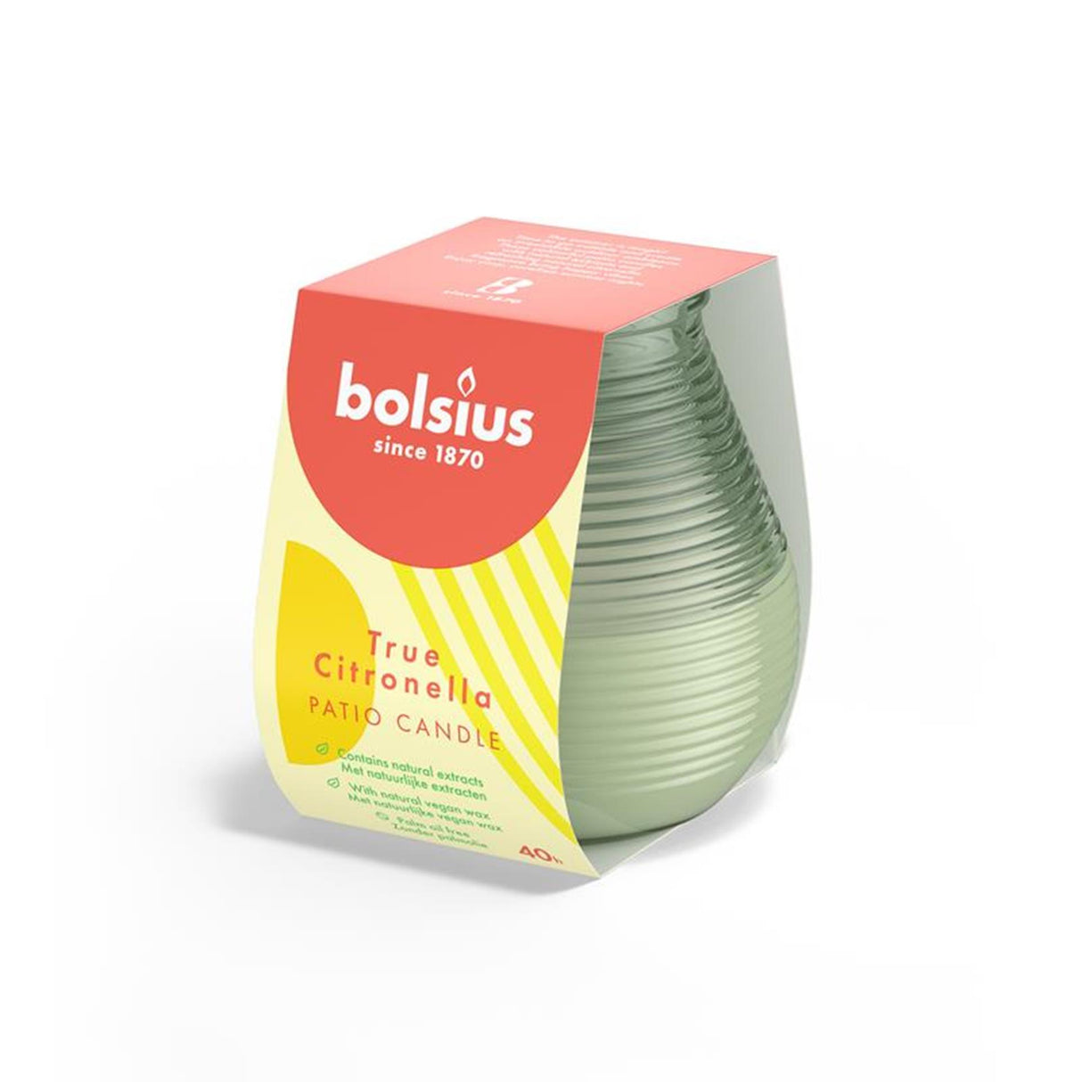 Bolsius olympic 94 91 citronella green
