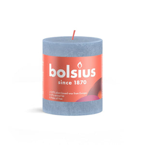 Bolsius rustic candle 80 68 sky blue