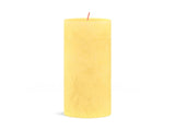 Bolsius rustic candle 130 68 yellow