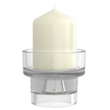 Bolsius glazen multi houder rond