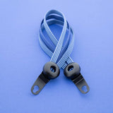Qibbel Widk Snelbinder Venture 24 Schwarze Klammern Blau Weiß