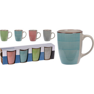 Cup pottery set 4sts 270ml