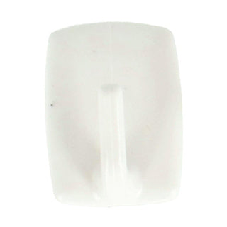 Metaltex square sticky hooks 4 pieces white