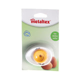 Metaltex eggpinne hvit gul