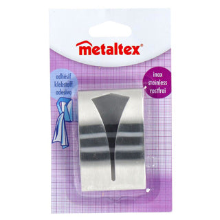 Self-adhesive hook for stainless steel cloth
