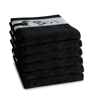 Ddddd kitchen towel saar 50x55 black