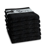 Ddddd kitchen towel saar 50x55 black