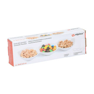 No brand snackbowl 3 bakjes
