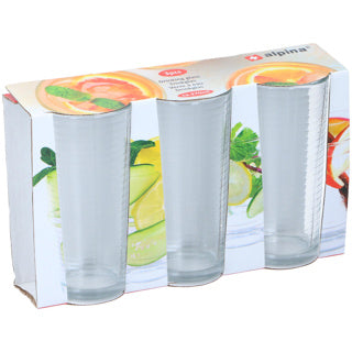 Alpina che beve vetro 270 ml 3 pezzi
