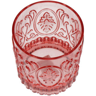 No brand tumbler beker 8.9x9.5 cm roze transparant