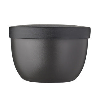 Mepal snackpot ellipse 350 ml nordic black | 2 stuks