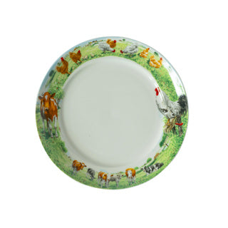 Wiebe van der Zee plate 21 cm cow chicken wiebe