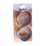 Metaltex baking rings 8.5x3.2 cm 2 pieces stainless steel