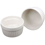 Pečení jídel Bílý porcelán 2 kusy 200 ml