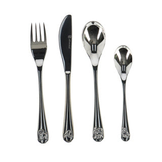 Children's cutlery 4 -piece pets