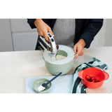 Chef 3l mixing bowl with splash cover Nordic sage
