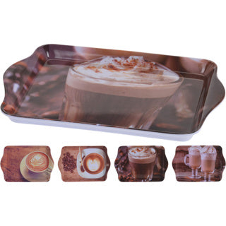 Melamine tray 210x143mm 4 assorted