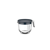 Glass measuring cup 1L with lid Navy
