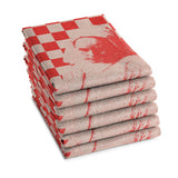 DDDDD TEADOEK MILK MAID 60 X 65 RED