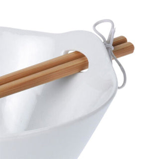 Bowl with chopsticks porcelain