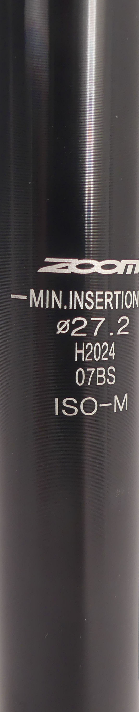 Post de asiento fijo 27.2 x 350 mm de plata de aluminio