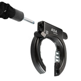 Axa Ringslot Solid Plus - med fender montering - svart (på karta)