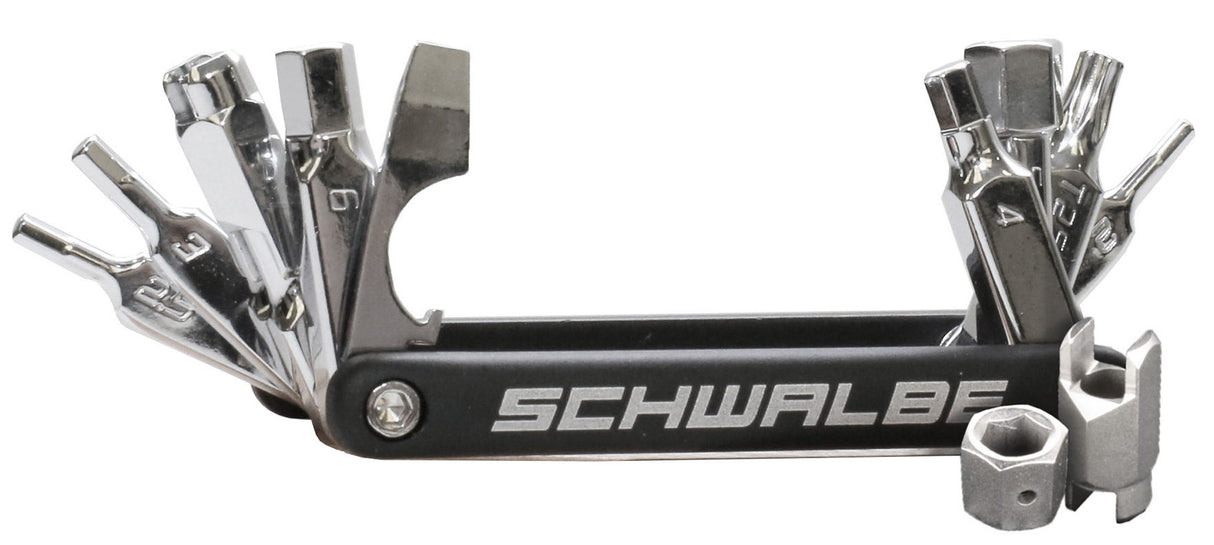 Schwalbe Multitool version 2.0 inkl. Ventilhjælpemidler
