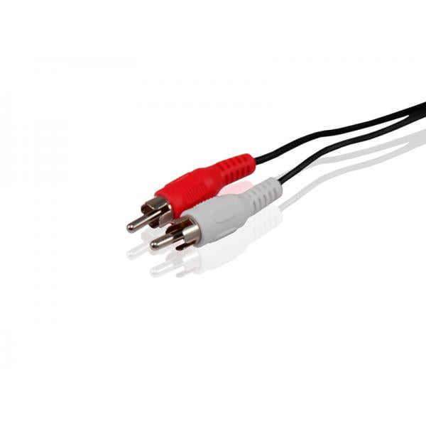 Concepttronic Clcinch5 RCA Cavo audio, 2x RCA -> 2x RCA, M M, 5M, Black