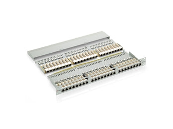 Equip 326448 Cat.6 Patch Panel 48-Port 19 inch 1u Black