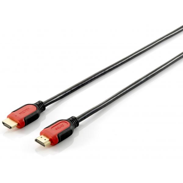 Equip 119342 Highspeed HDMI 1.4 Cable W Ethernet, Type-A, M-> M, 2m, Black