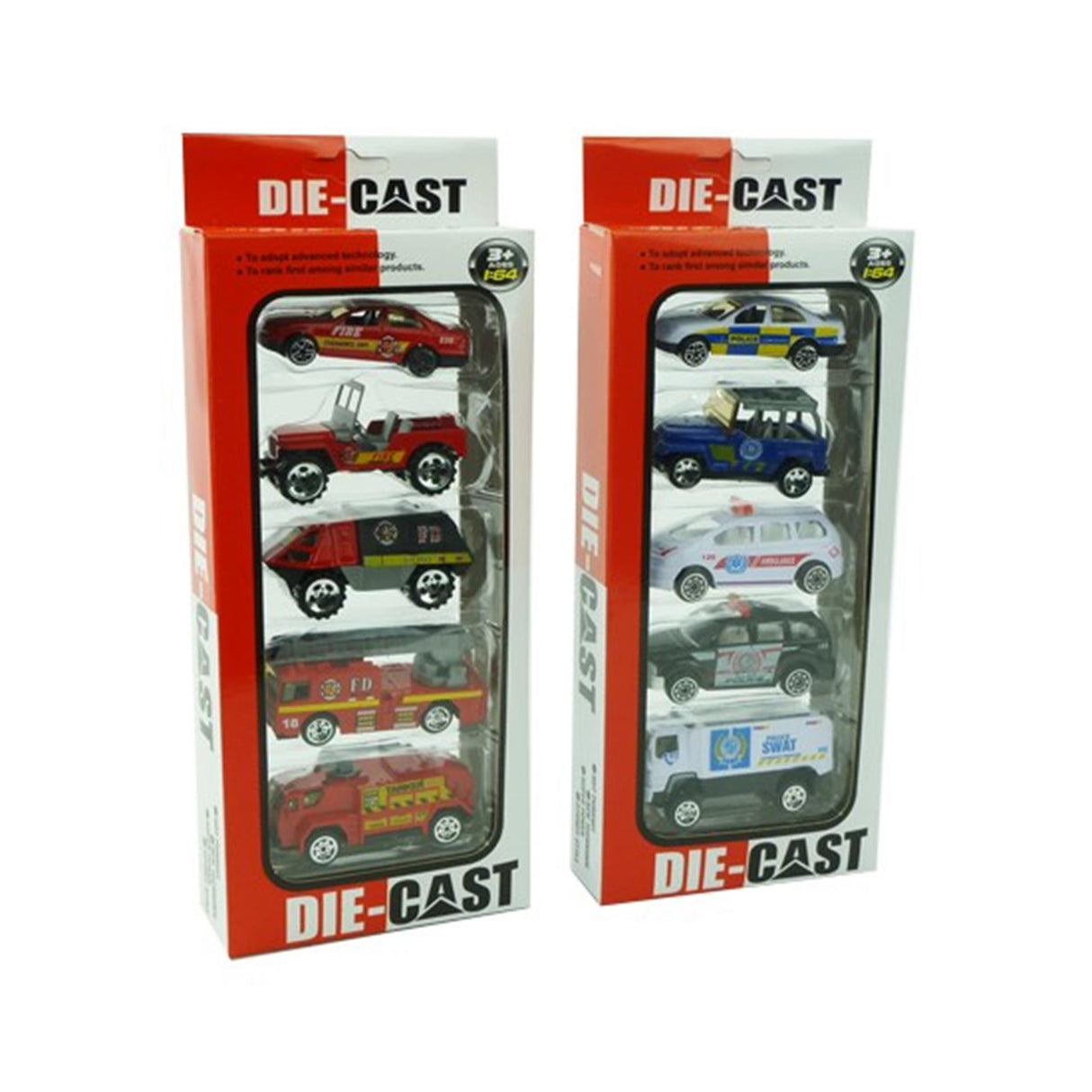 Aro modelautootjes diecast 1:64 pak a 5 st.