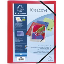Exacompta 55185e 3-flap polypropylene folders