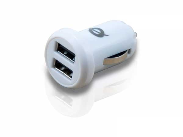 Conceptronic Cusbcar2aset Apple Cable with Car Tablet Charger, 2A