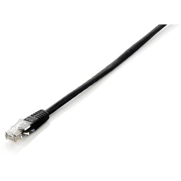 Utrusta 625457 Patchkabel, U UTP CAT6 26AWG 250MHz, 0,5 m, svart