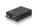 Levelone LevelOne FVT-2002 RJ45 til ST Fast Ethernet Media Converter, 100Base-FX MMF ST Multi, 2 km
