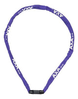 Axa lock chain rigid 120cm code lock purple (card)