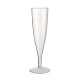 Duni Champagne glass Crystallo Plastic 10 pieces