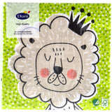 Napkins Playful Lion King 33x33 cm