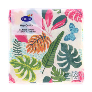 Duni servietter sommer 24x24 cm