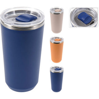 Drinking cup Car Travel mug stainless steel 420ml 3 assorti