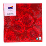 Duni napkins Rich Roses 33x33 cm